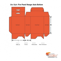 Five Panel Hanger Auto Bottom