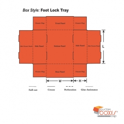 Foot Lock Tray