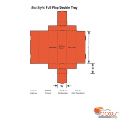Full Flap Double Tray
